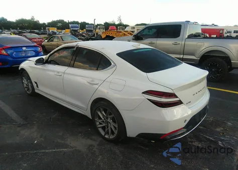 2022 Genesis G70 2.0T Rwd из США, поврежденный, VIN KMTG34TA0NU088955